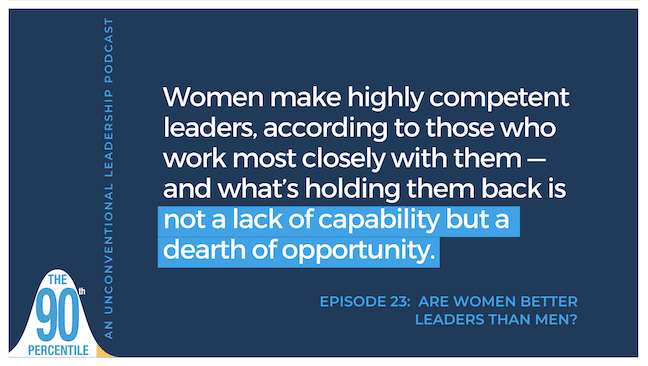 Women leaders- 90th Percentile Podcast